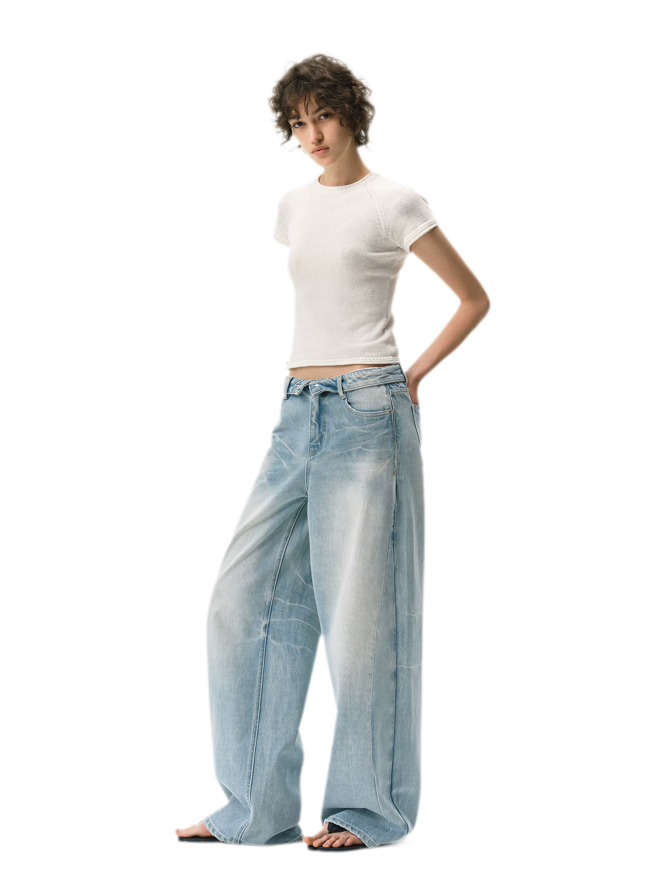 Linen Knit T-Shirt