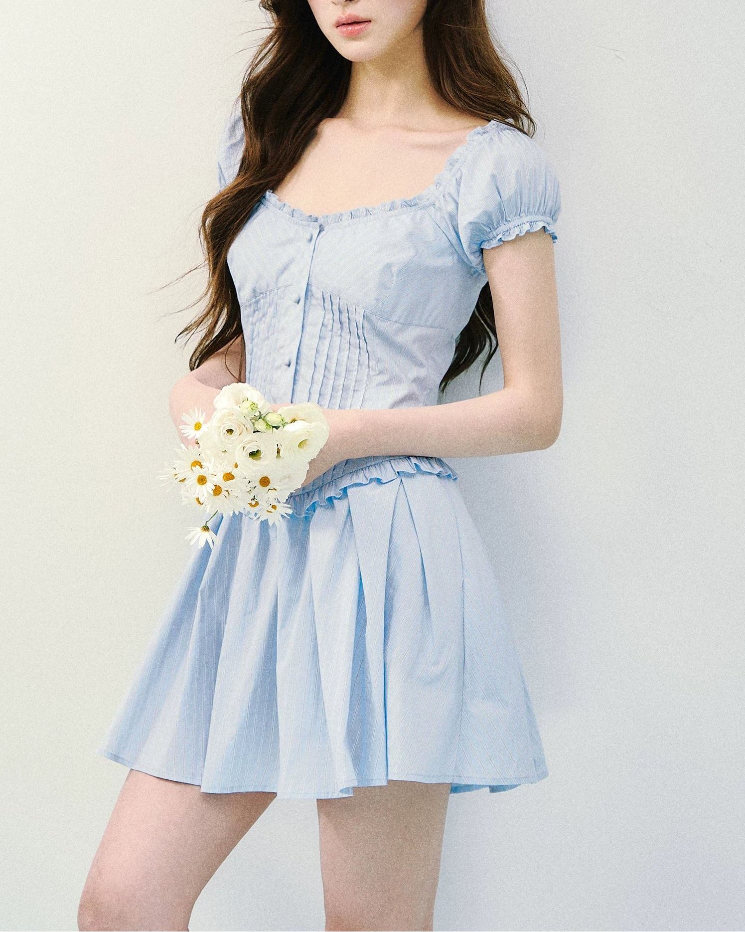 Sea Salt Afternoon Striped Tea Dress