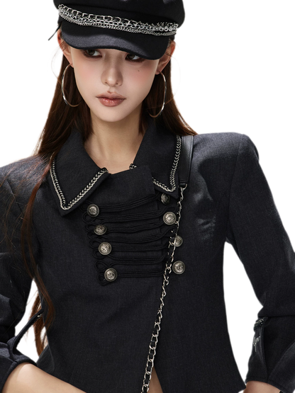 Corded Napoleonic Jacket Skirt Set