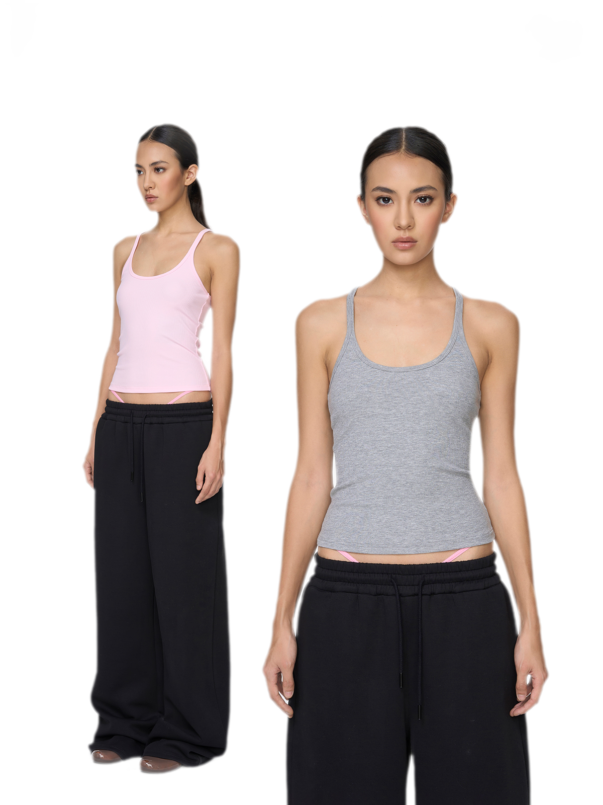 Ribbed Stretch Tank Top