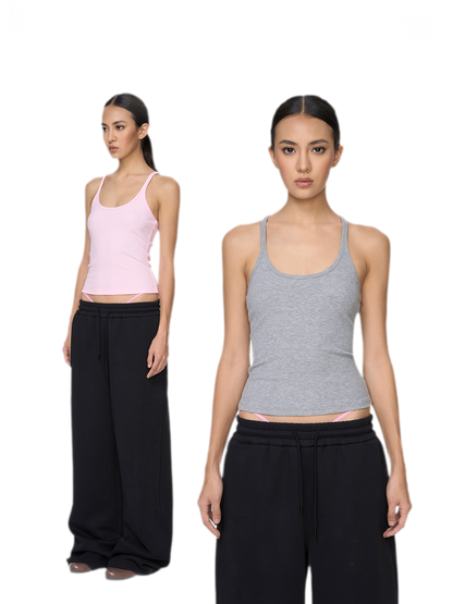 Ribbed Stretch Tank Top