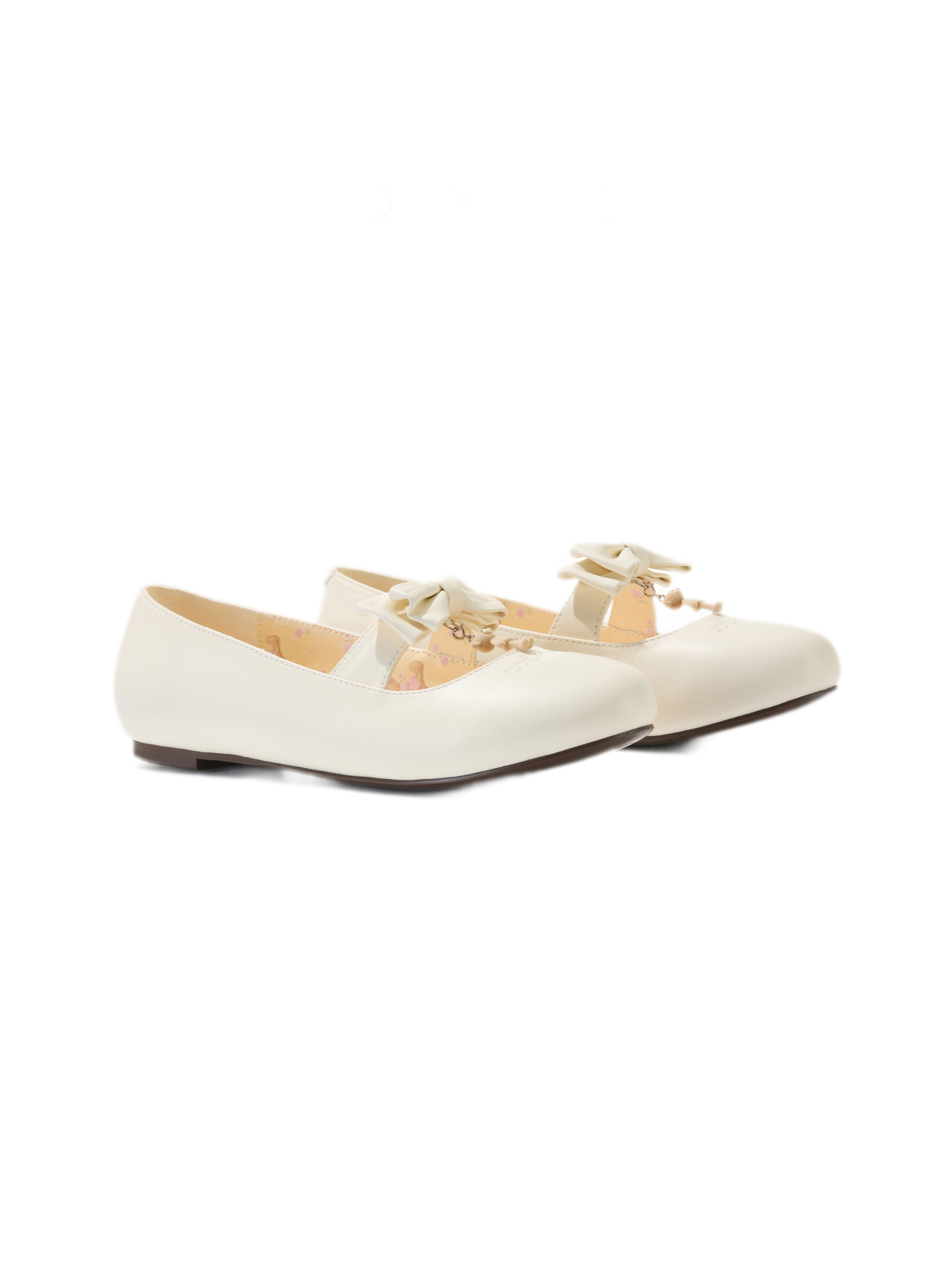 Floral Lined Ballet Flats