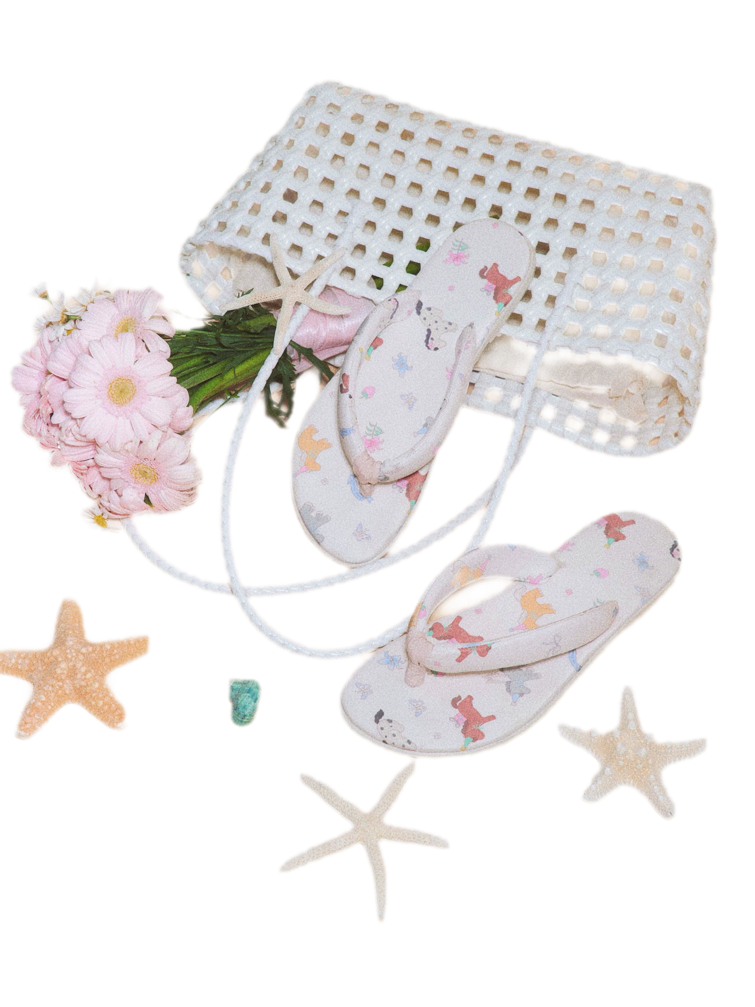 Original Pony Print Flip Flops