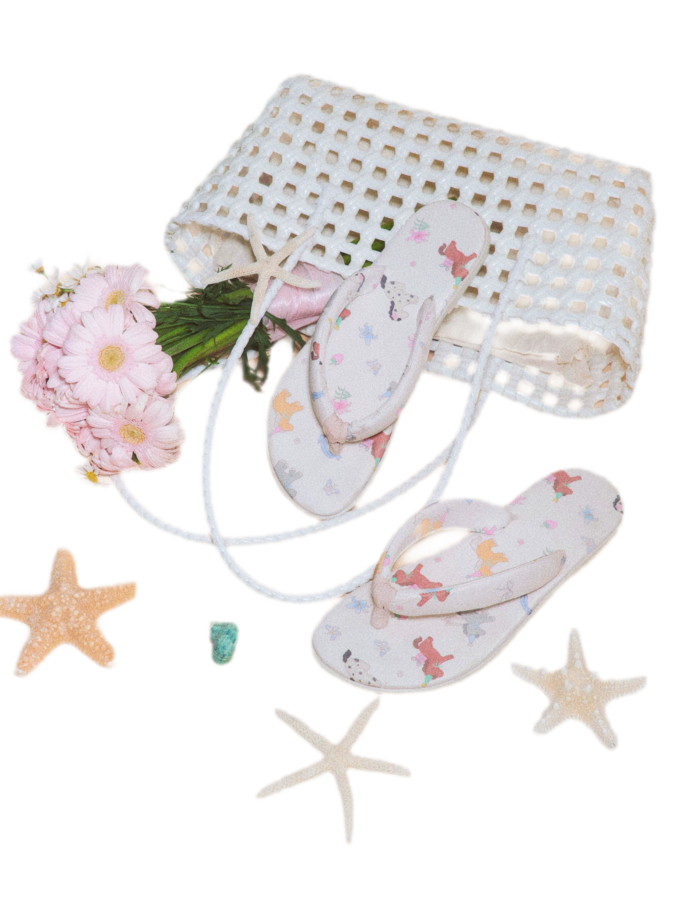 Original Pony Print Flip Flops