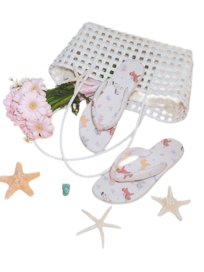 Original Pony Print Flip Flops