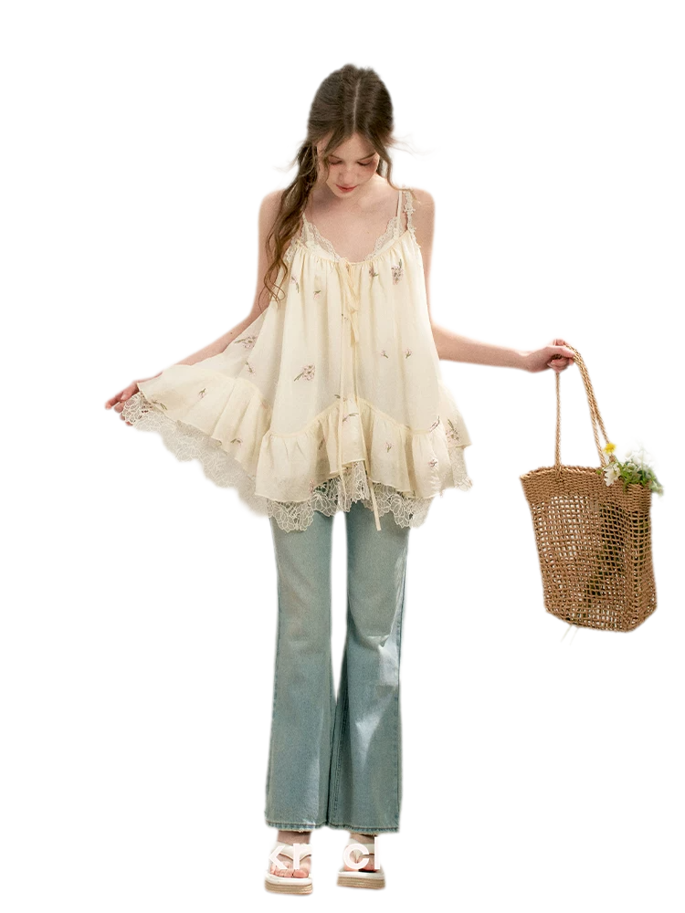 Lace Embroidered Camisole