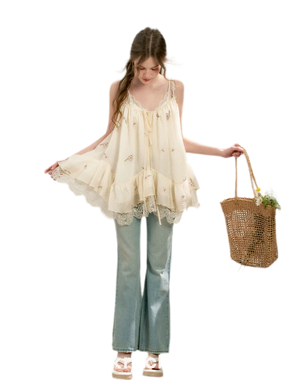 Lace Embroidered Camisole
