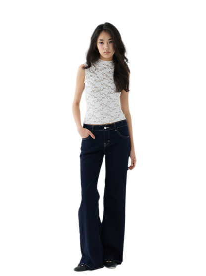 Stretch Lace Cropped Camisole