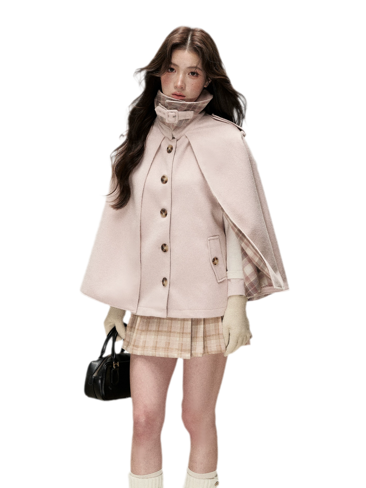 720g Wool Blend Cape Coat — Load image 2 in gallery view