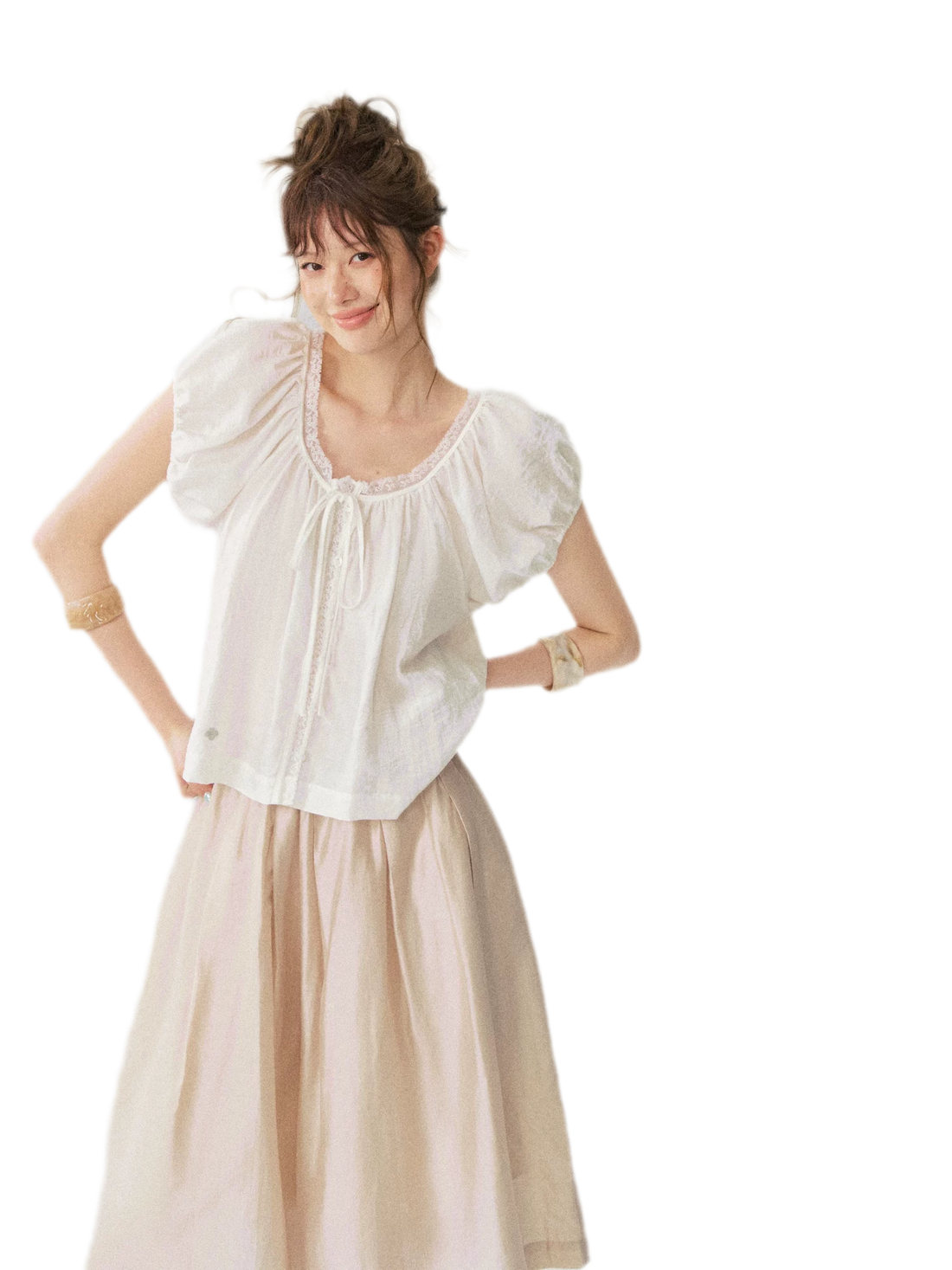 Cloud Puff Sleeve Shirt