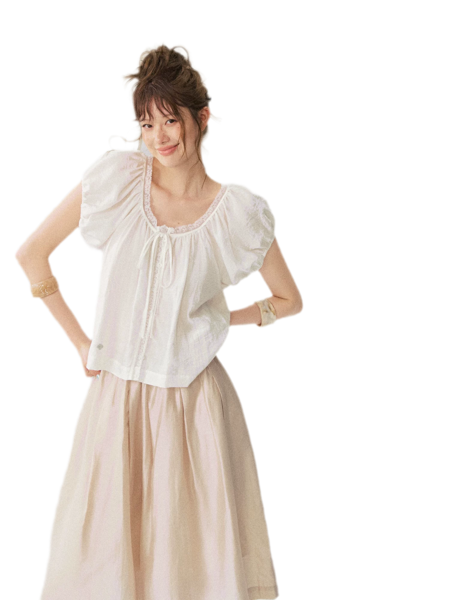 Cloud Puff Sleeve Shirt
