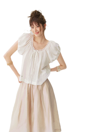 Cloud Puff Sleeve Shirt