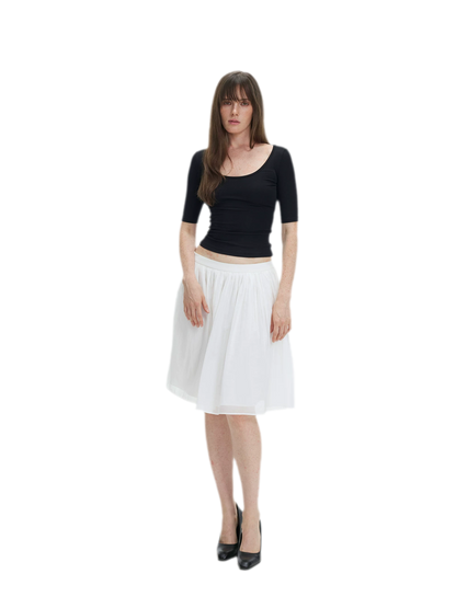 Soft U-Neck Slim-Fit T-Shirt