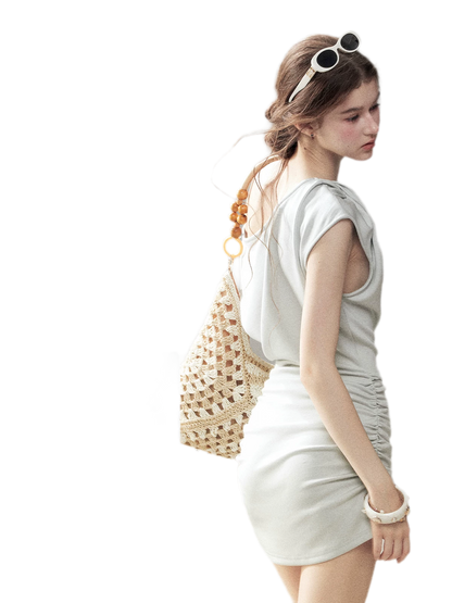 Twist One-Shoulder Dress