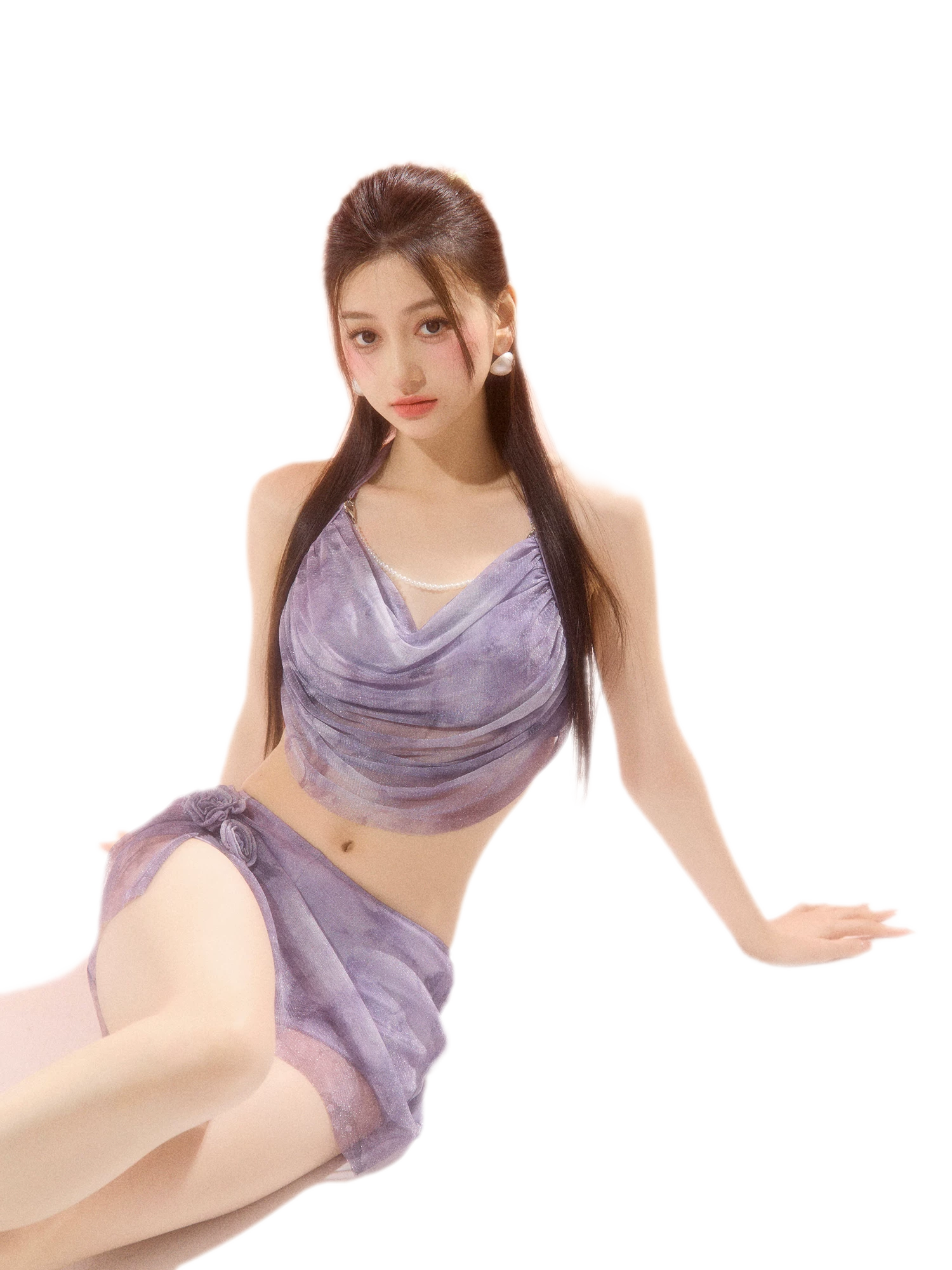 Ruched Two-Piece Swimsuit
