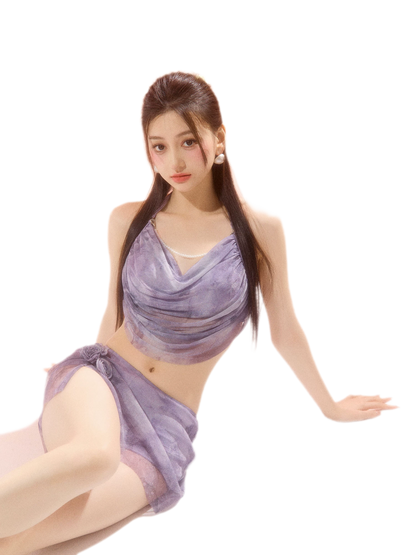 Ruched Two-Piece Swimsuit