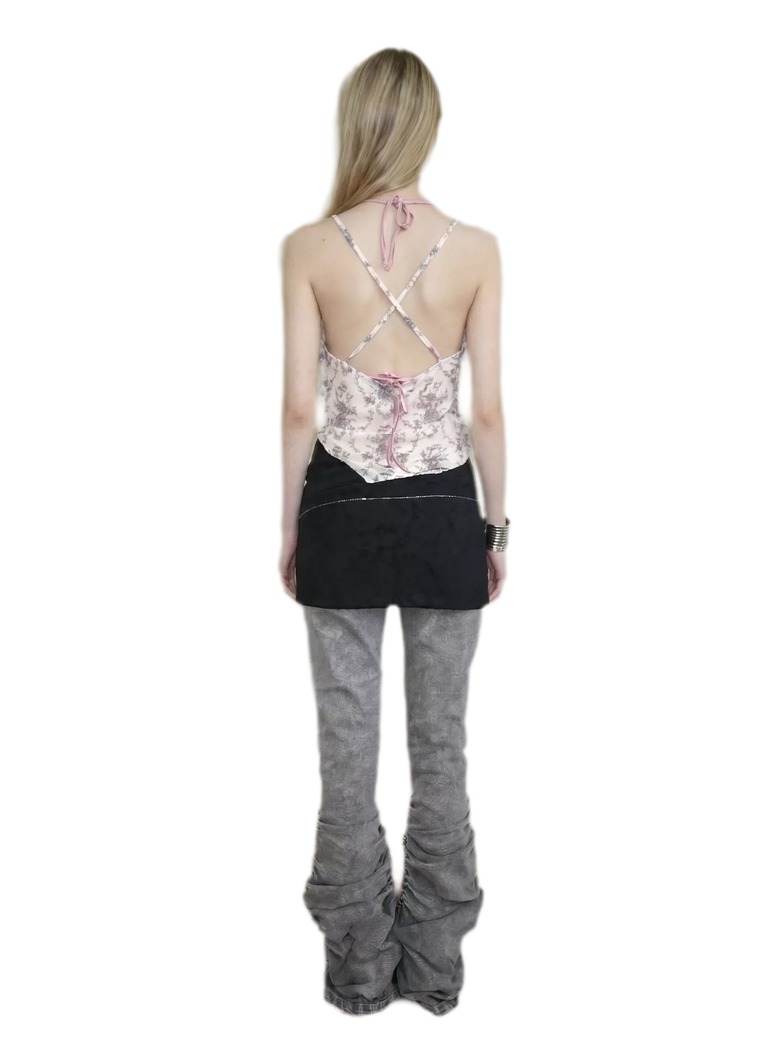 Floral Printed Fitted Camisole Dress