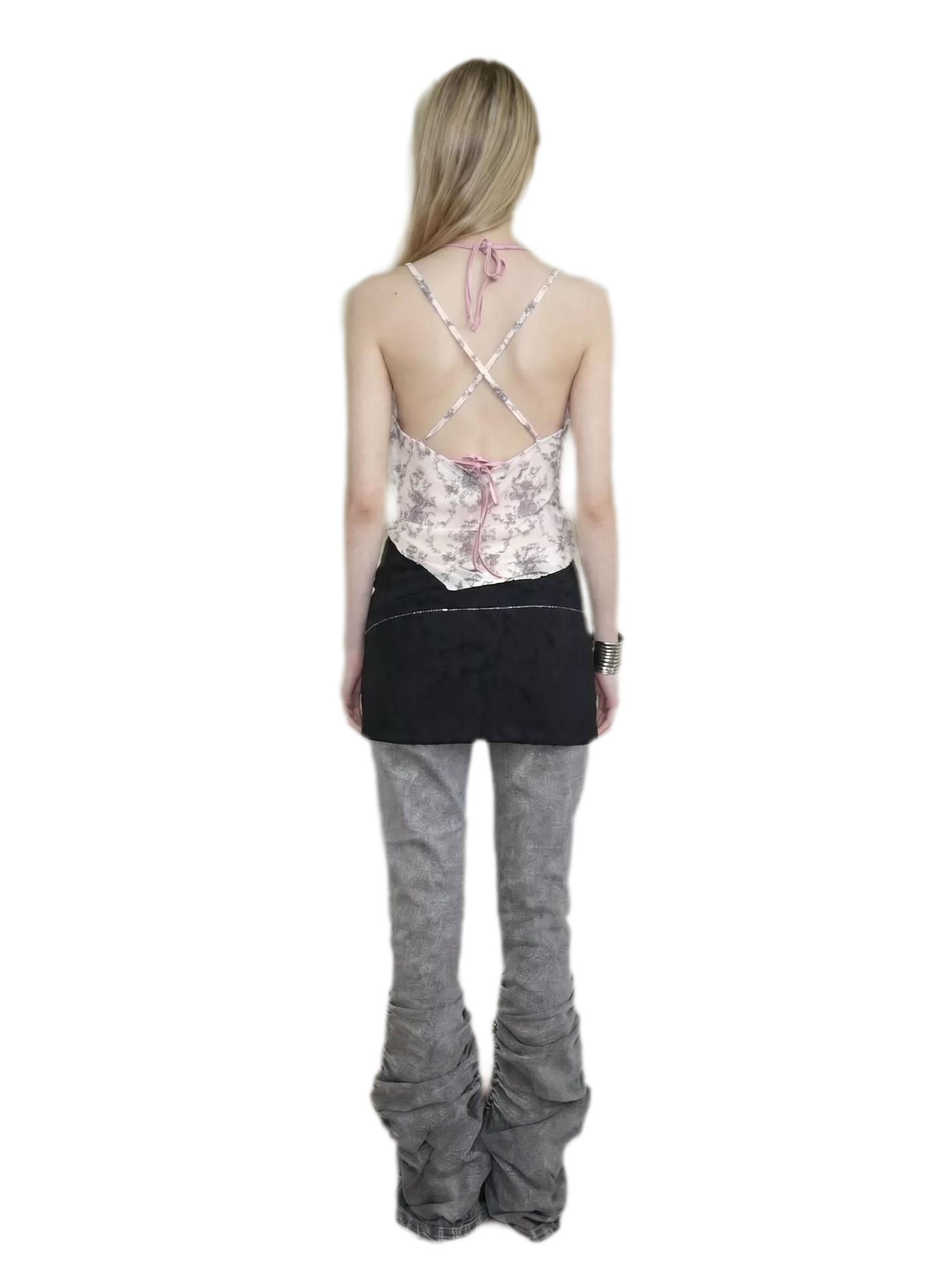 Floral Printed Fitted Camisole Dress