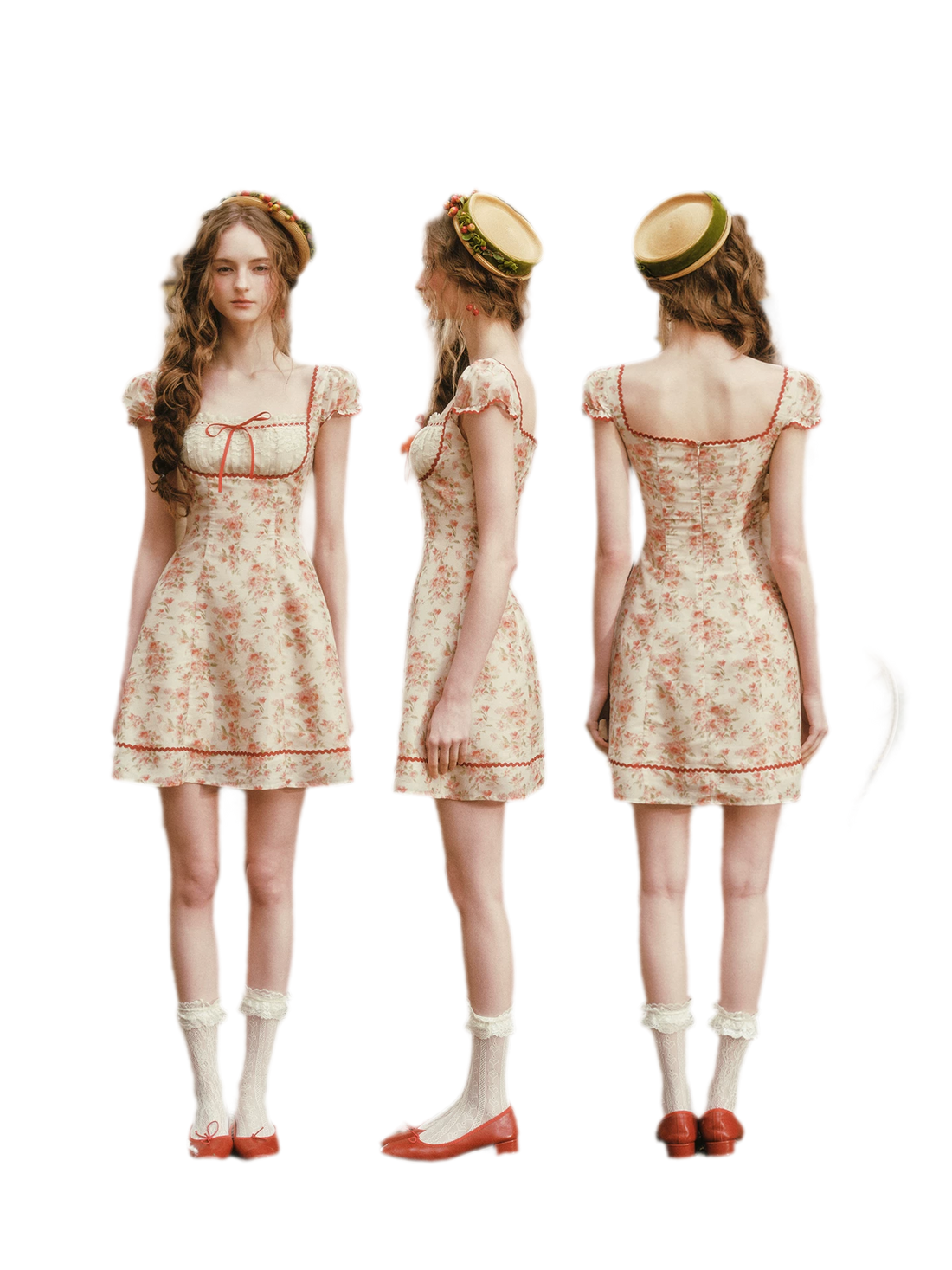 Lace Floral Dress