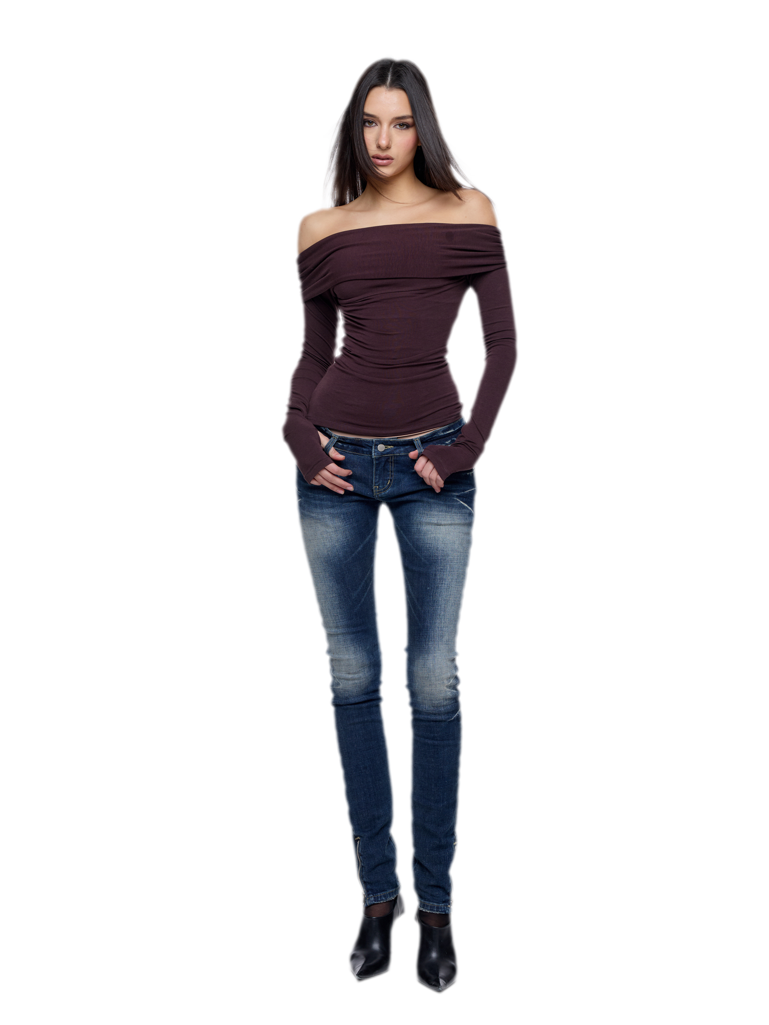 Square Neck Ruched Top