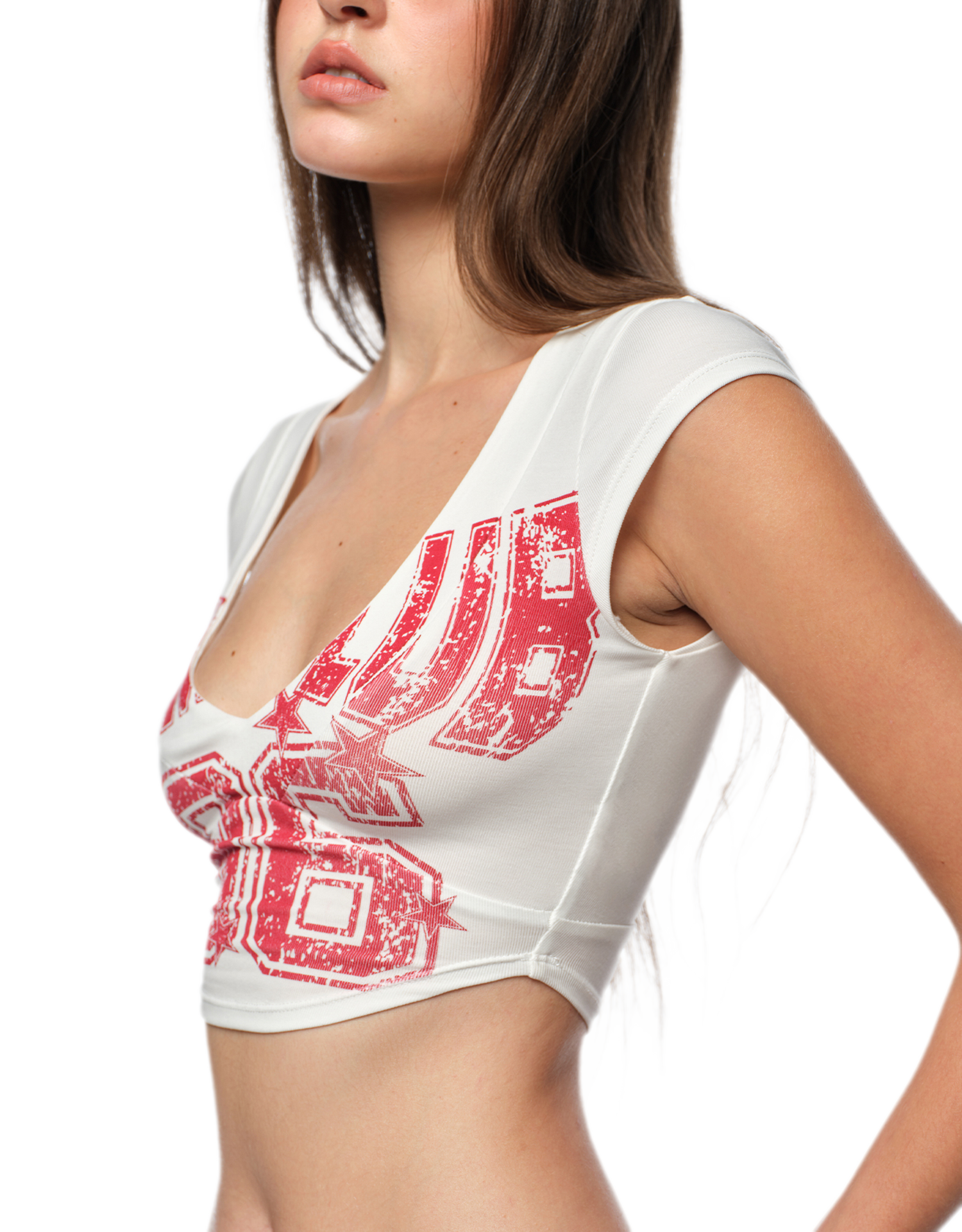 Slim Fit Cropped T-Shirt
