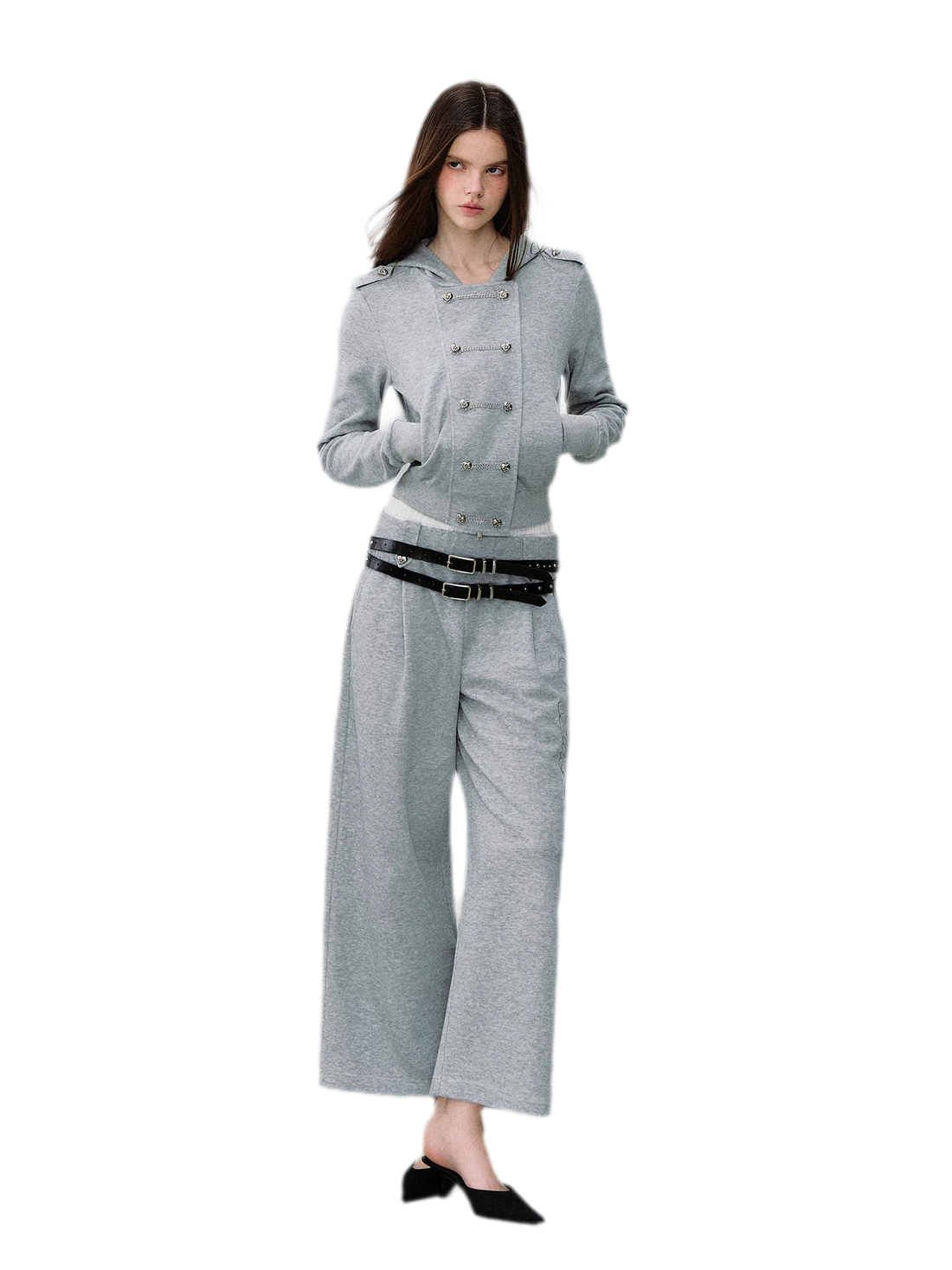 Hooded Knit Set