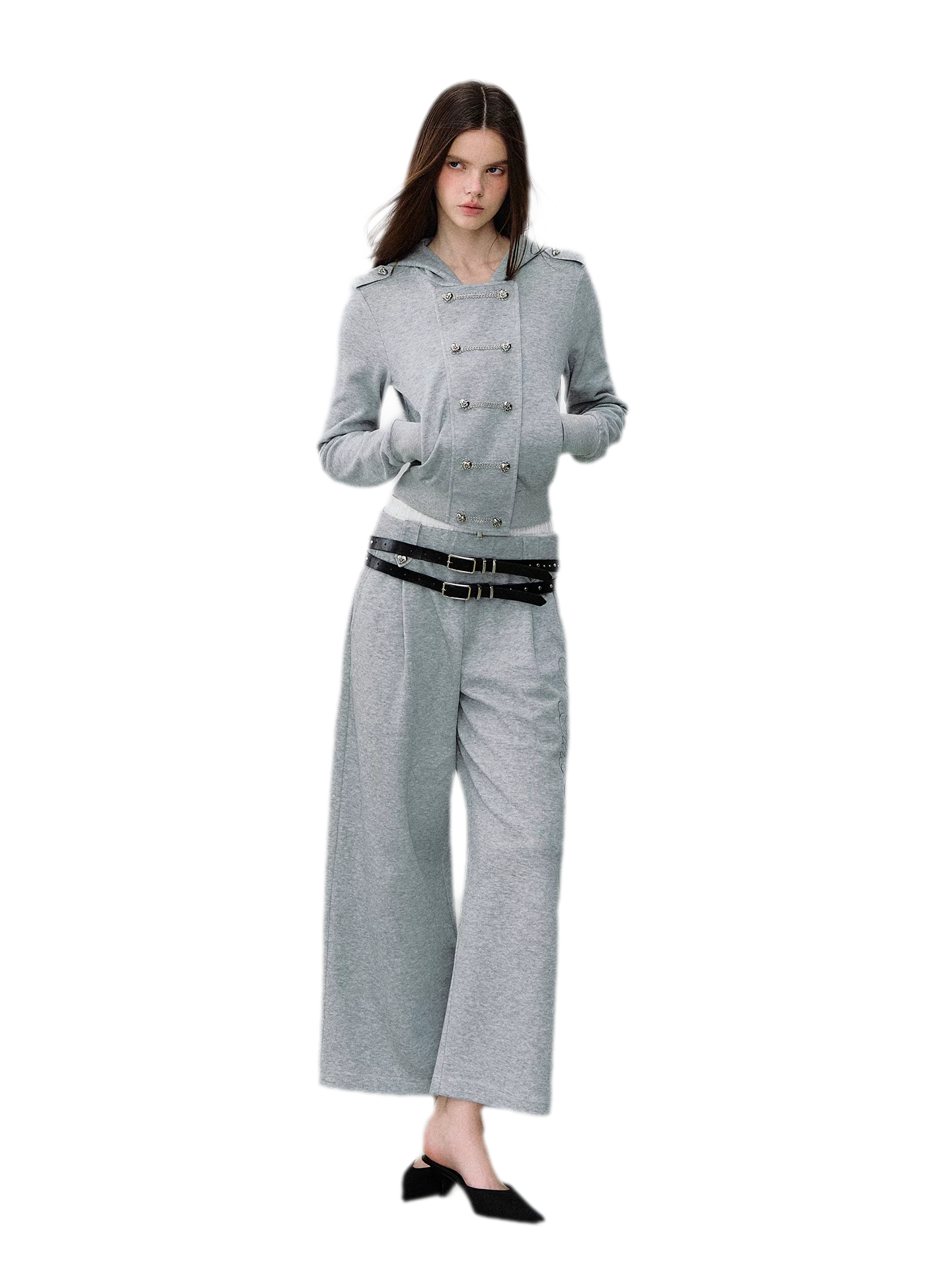 Hooded Knit Set