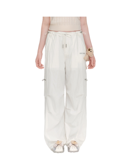 Loose Wide-Leg Cargo Pants