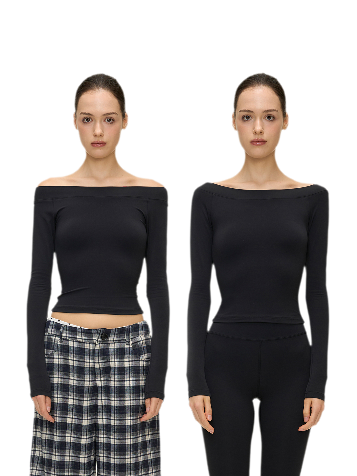 Naked-Feel Off-Shoulder Top