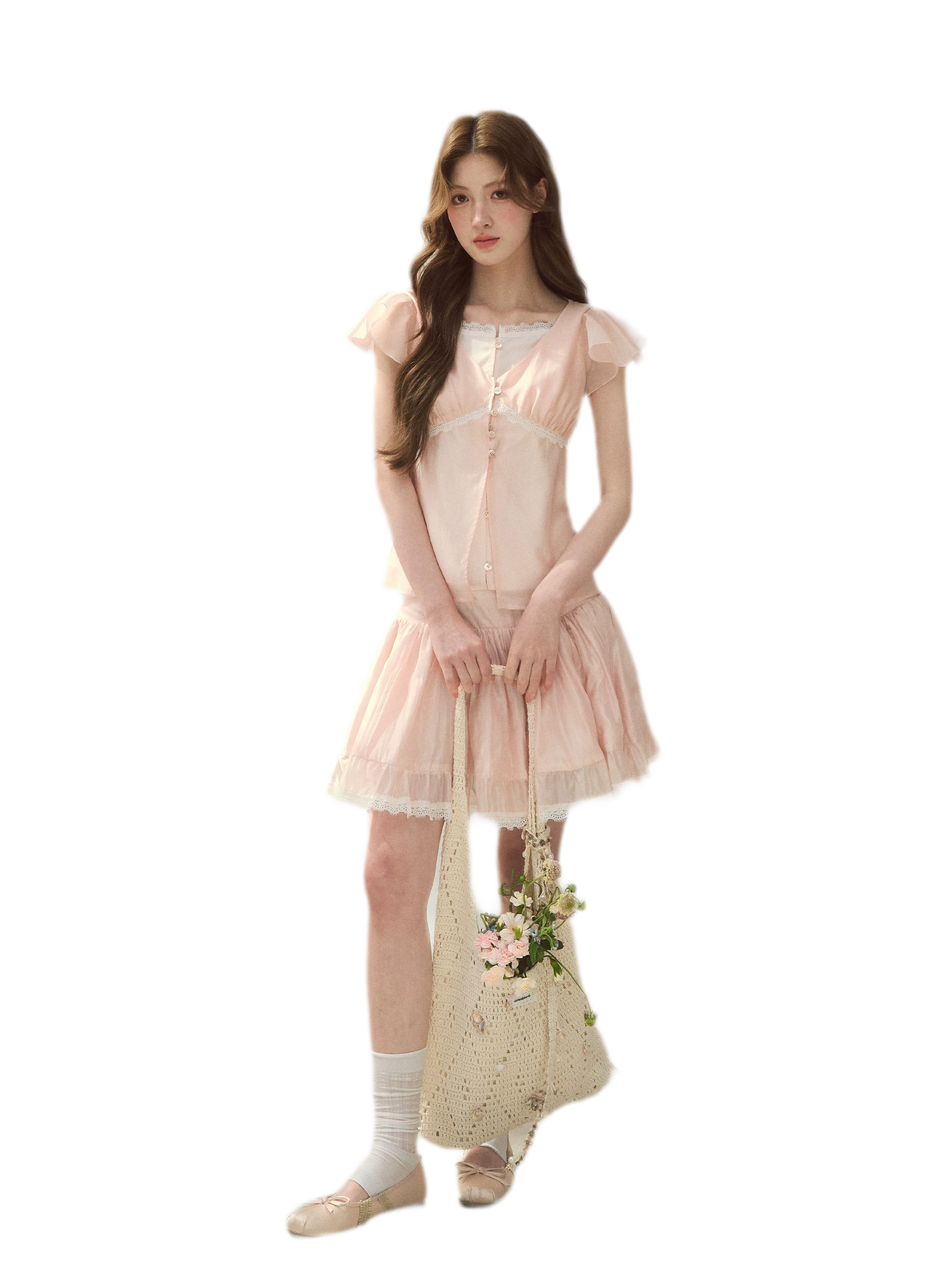 Shell Girl Blouse Skirt