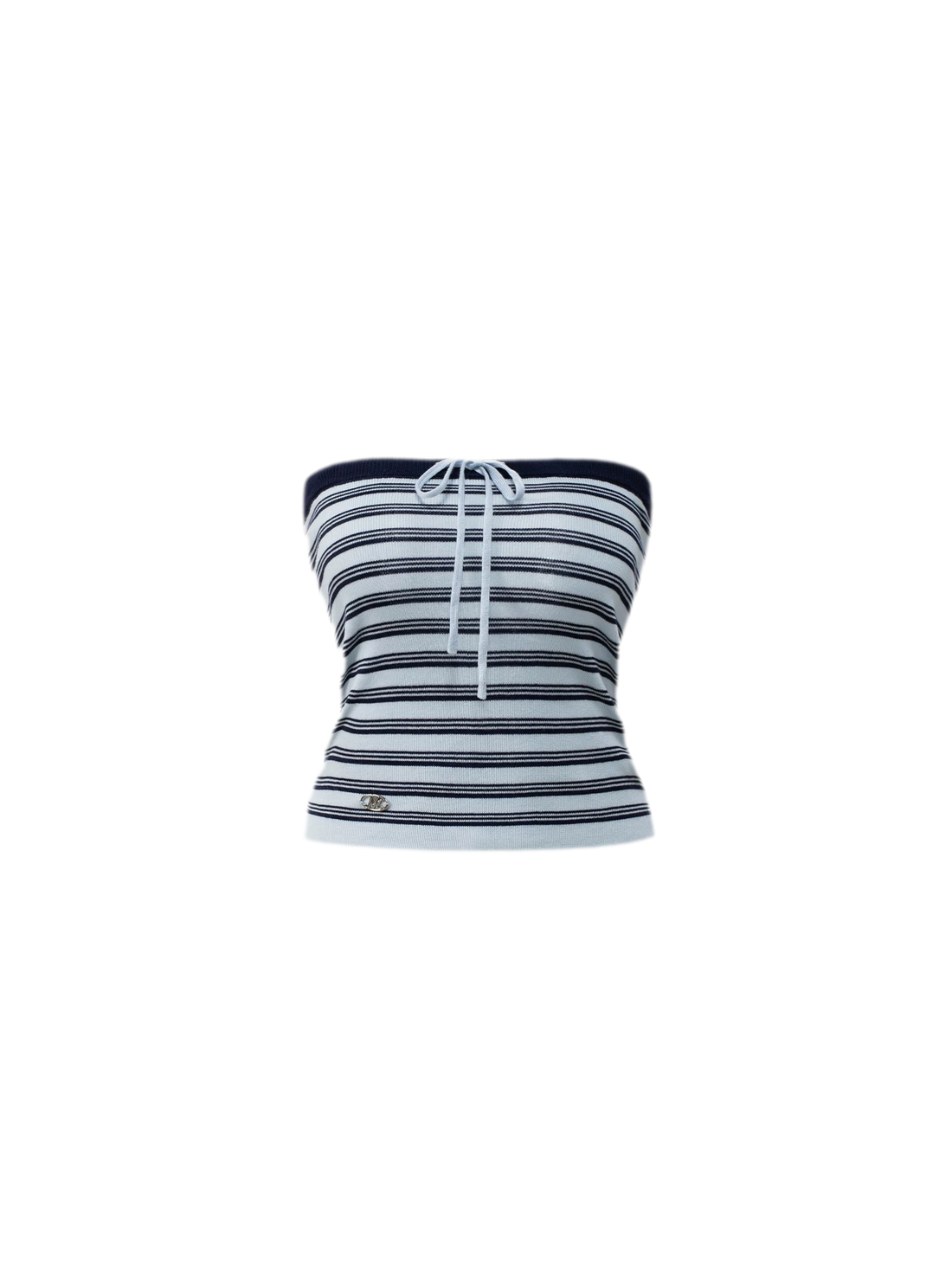 Striped Knit Bustier