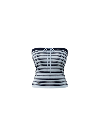 Striped Knit Bustier