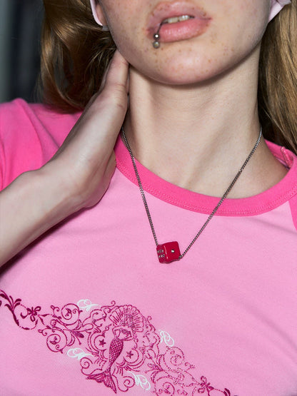 Dice Pendant Necklace