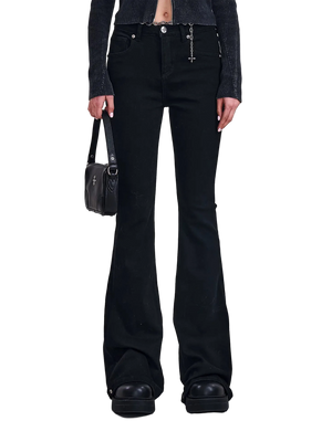 Classic Cross Hurricane Flare Denim Pants