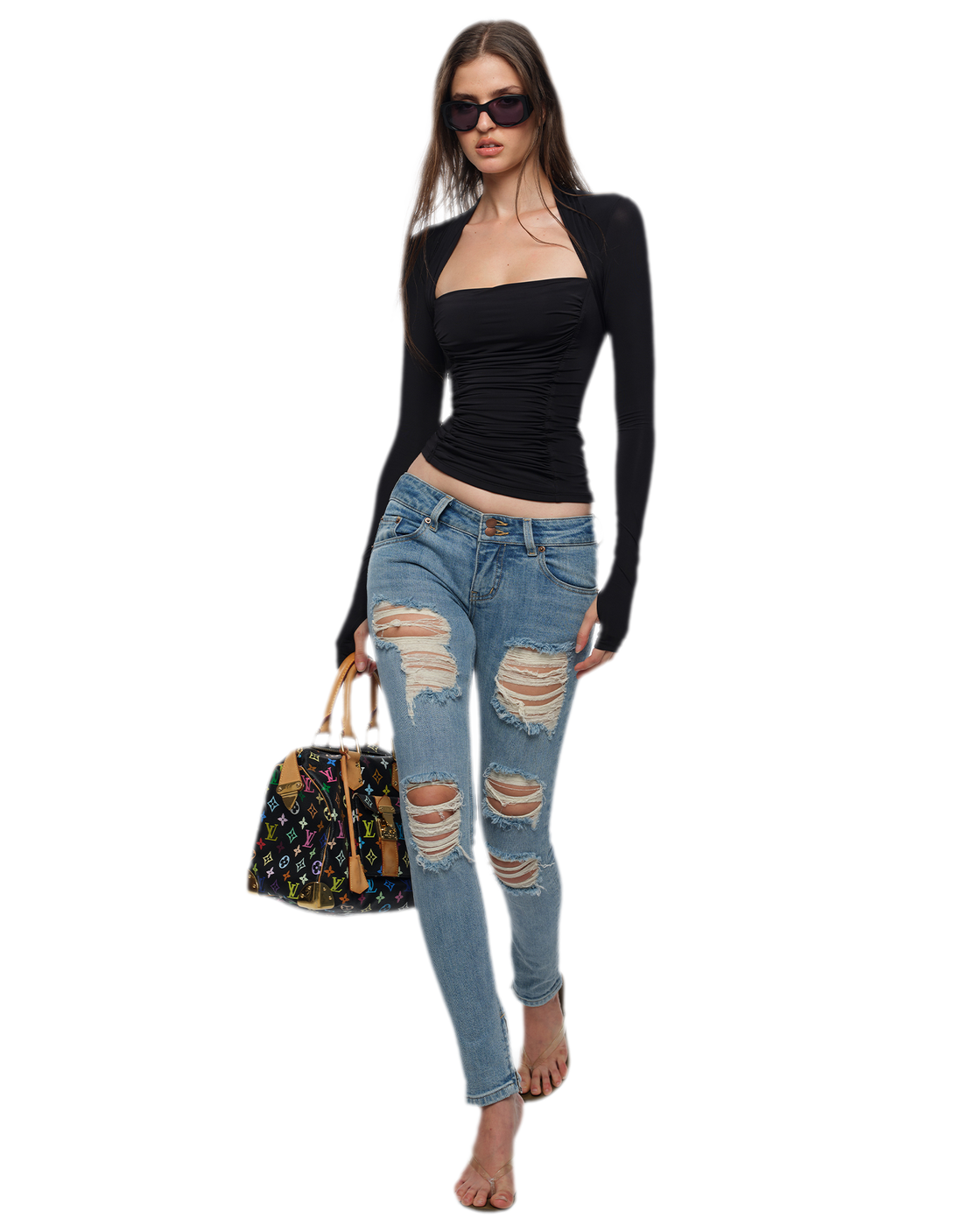 Low Rise Skinny Jeans