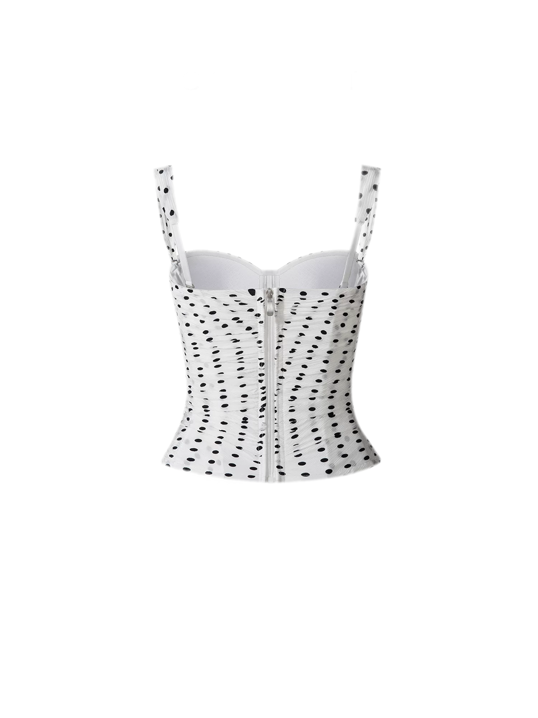 Polka Dot Bustier Top