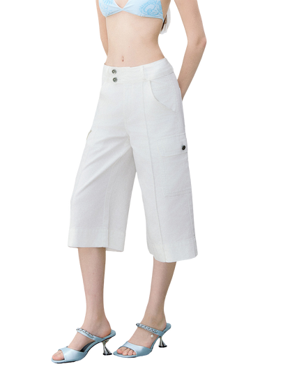 Relaxed Fit Cool Tencel Hemp Workwear Shorts