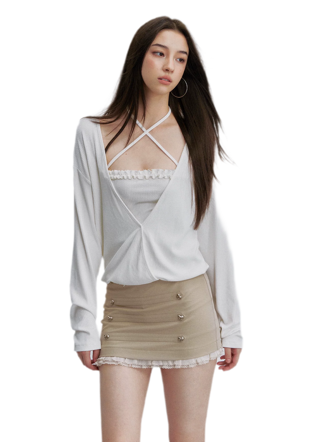 Cross Strap Bandeau Top