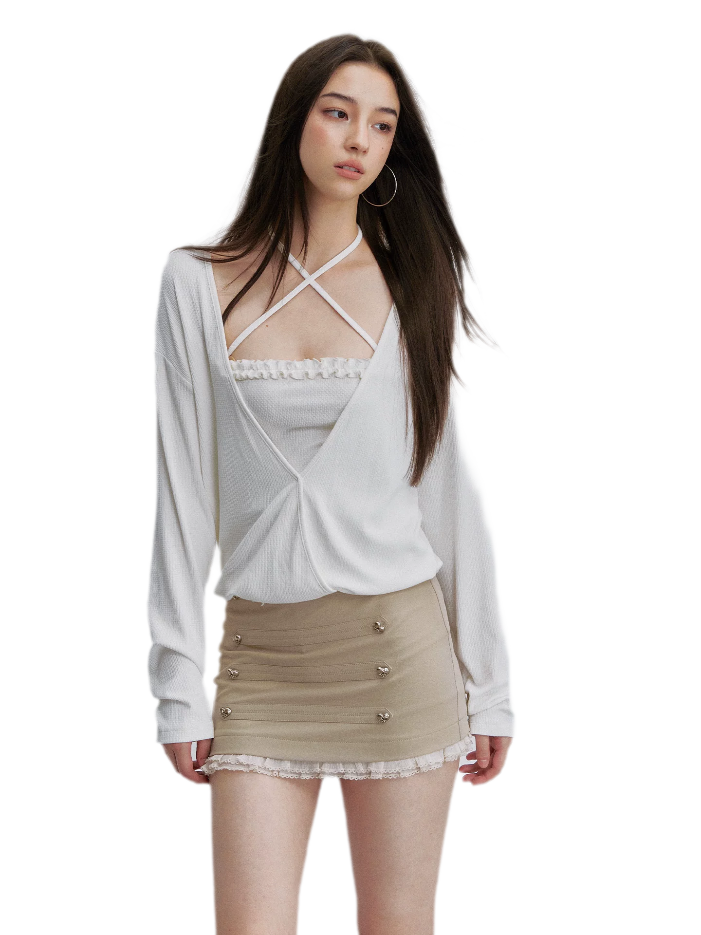Cross Strap Bandeau Top
