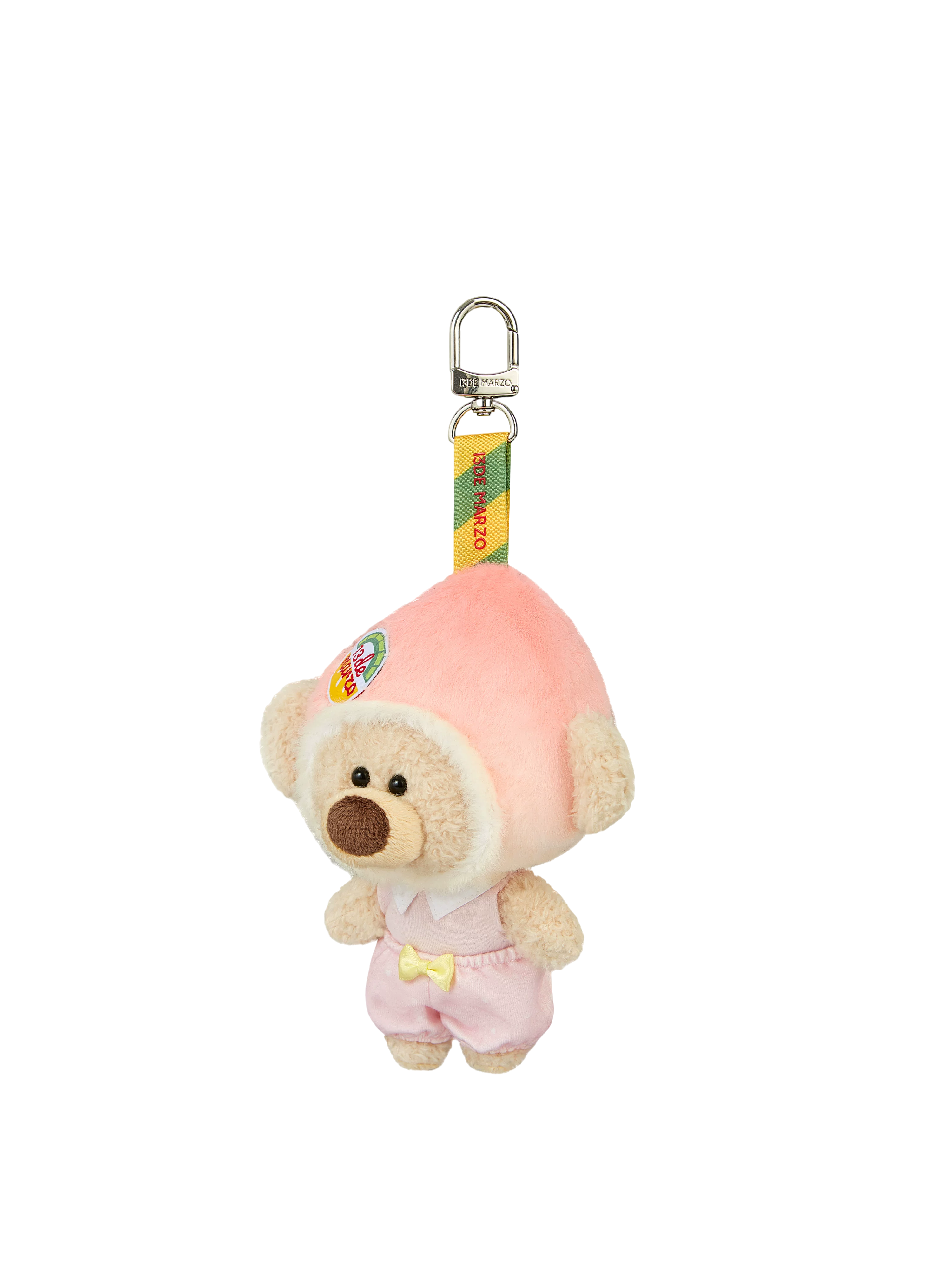 Plush Peach Bag Charm