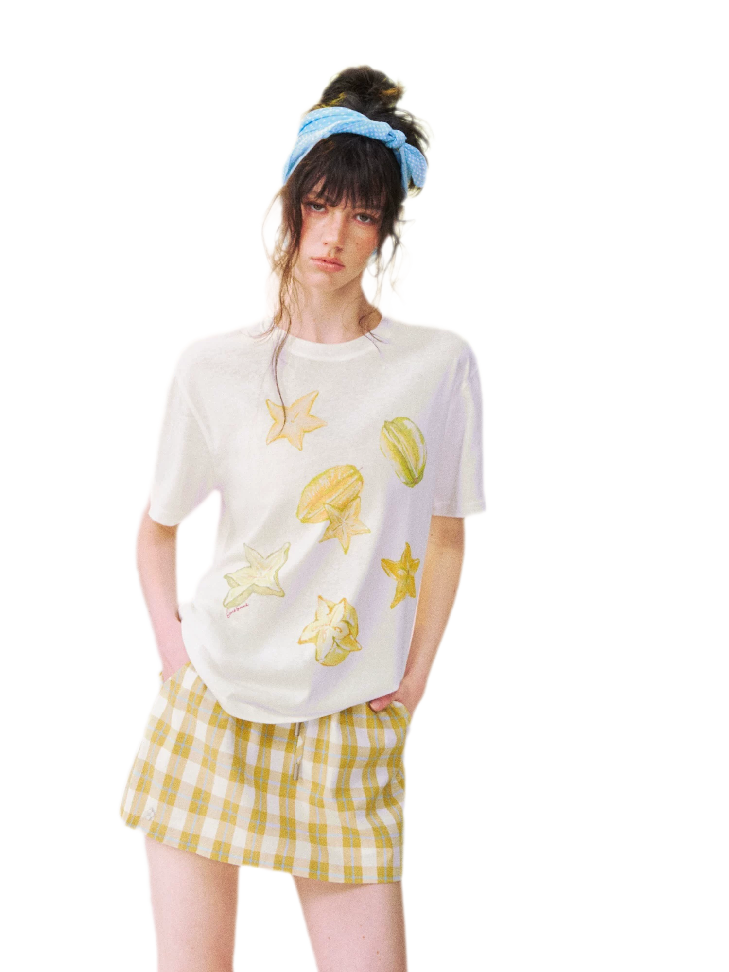 Starfruit Print T-Shirt