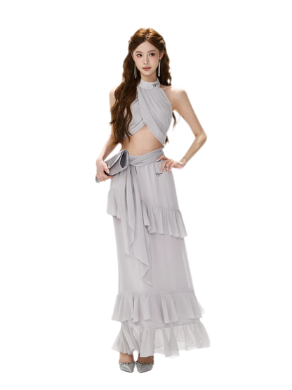 CYNR Ash Grey Halter Set – view 4