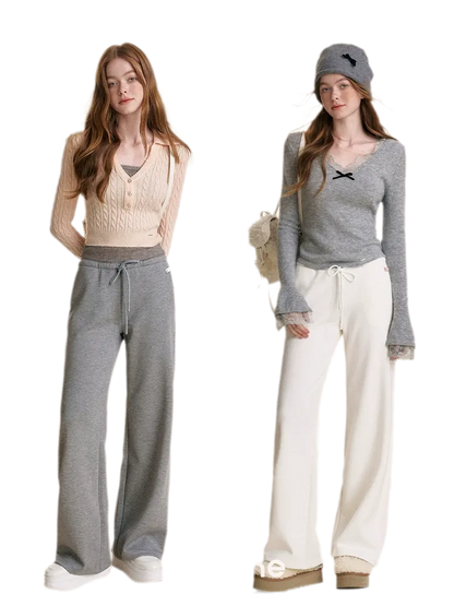 Drawstring High Waist Pants