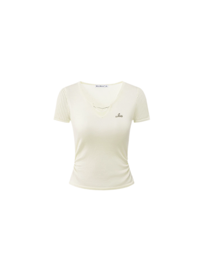 V-Neck Lyocell Tee