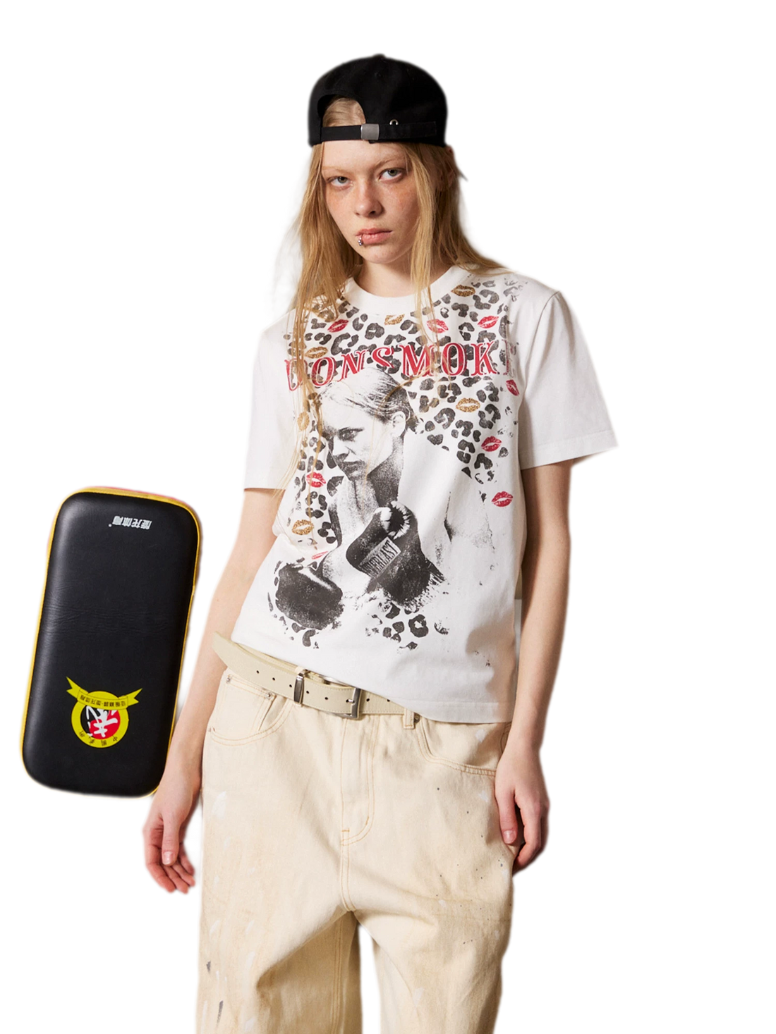 Leopard Boxer Graphic T-Shirt