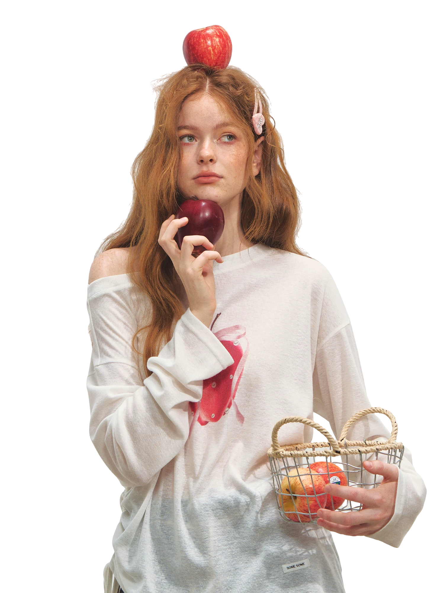 Relaxed Tie Sheer Mesh Long Sleeve T-Shirt