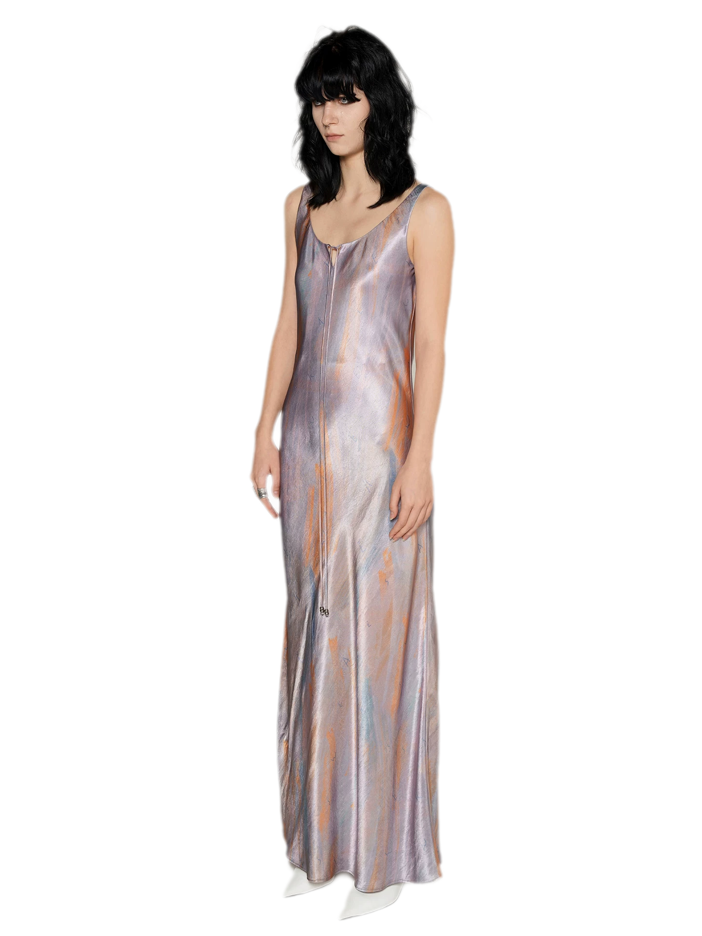Twist Bias Slip Dress