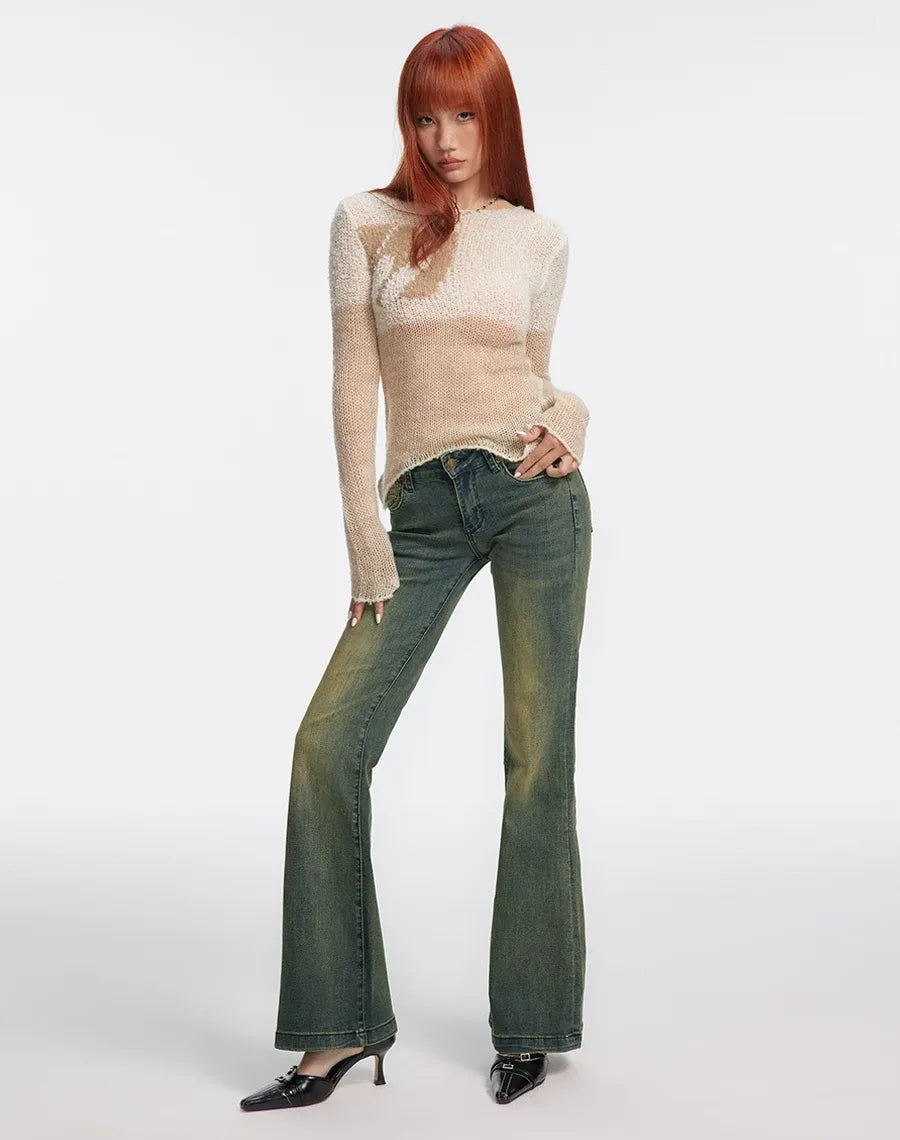 Vintage Micro-Flare Jeans