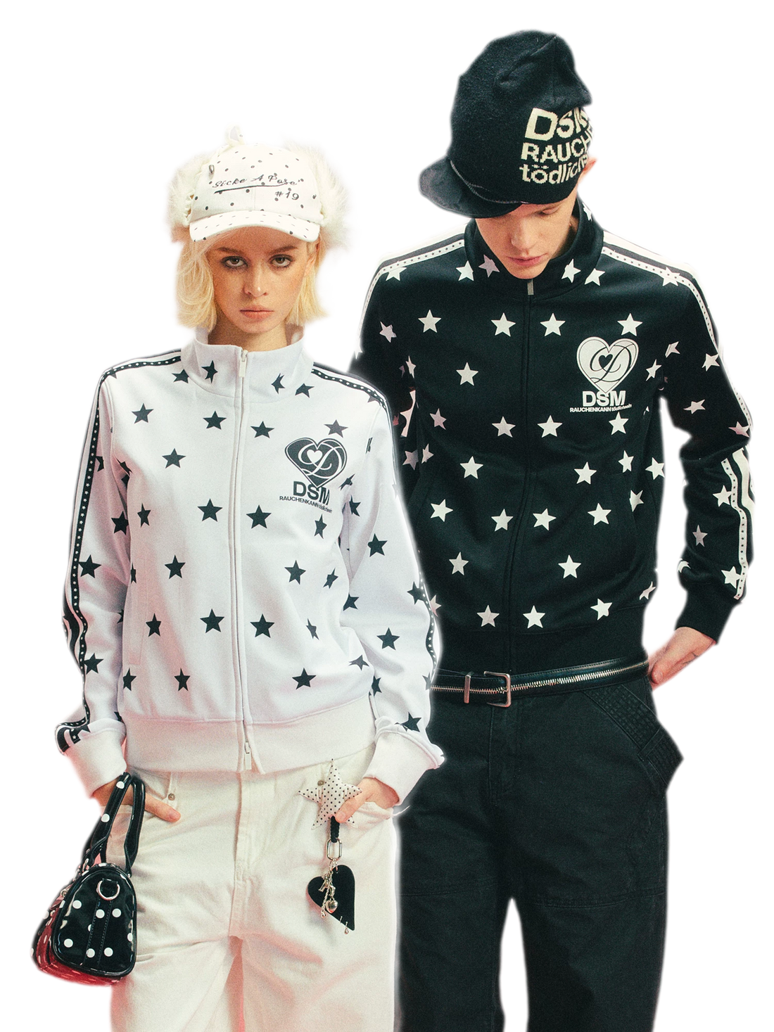 Star Print Slim Jacket