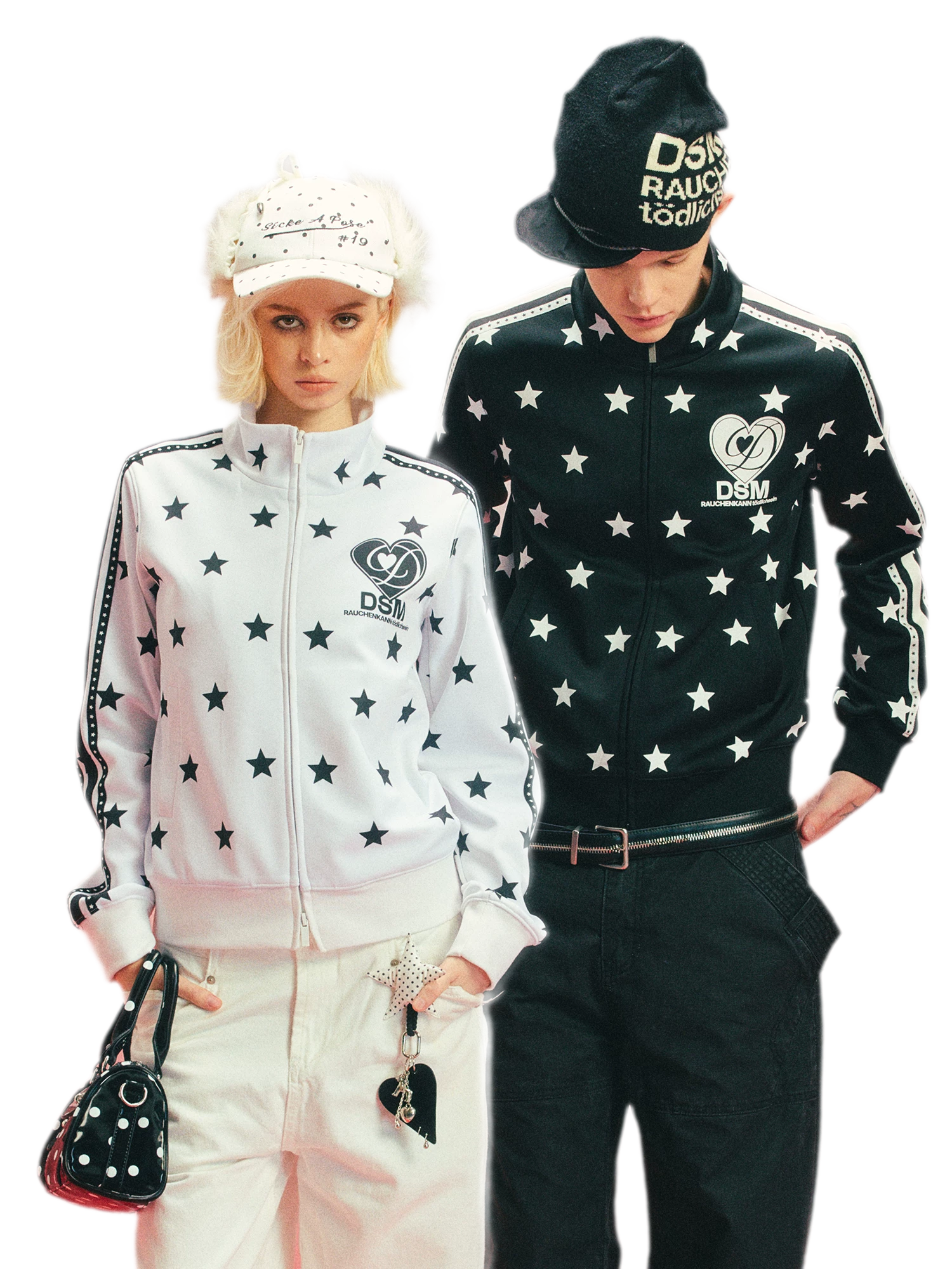 Star Print Slim Jacket